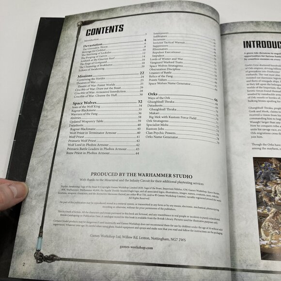 Warhammer 40,000 Psychic Awakening Saga of the Beast Hardcover - Picture 7 of 8